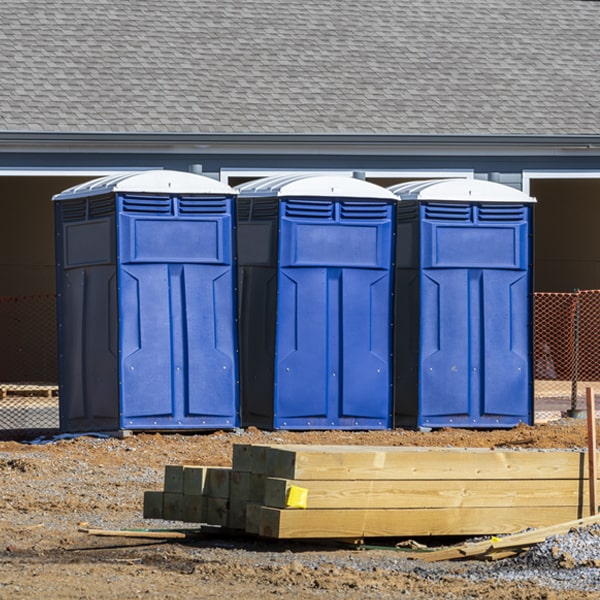 what is the maximum capacity for a single portable restroom in Robstown